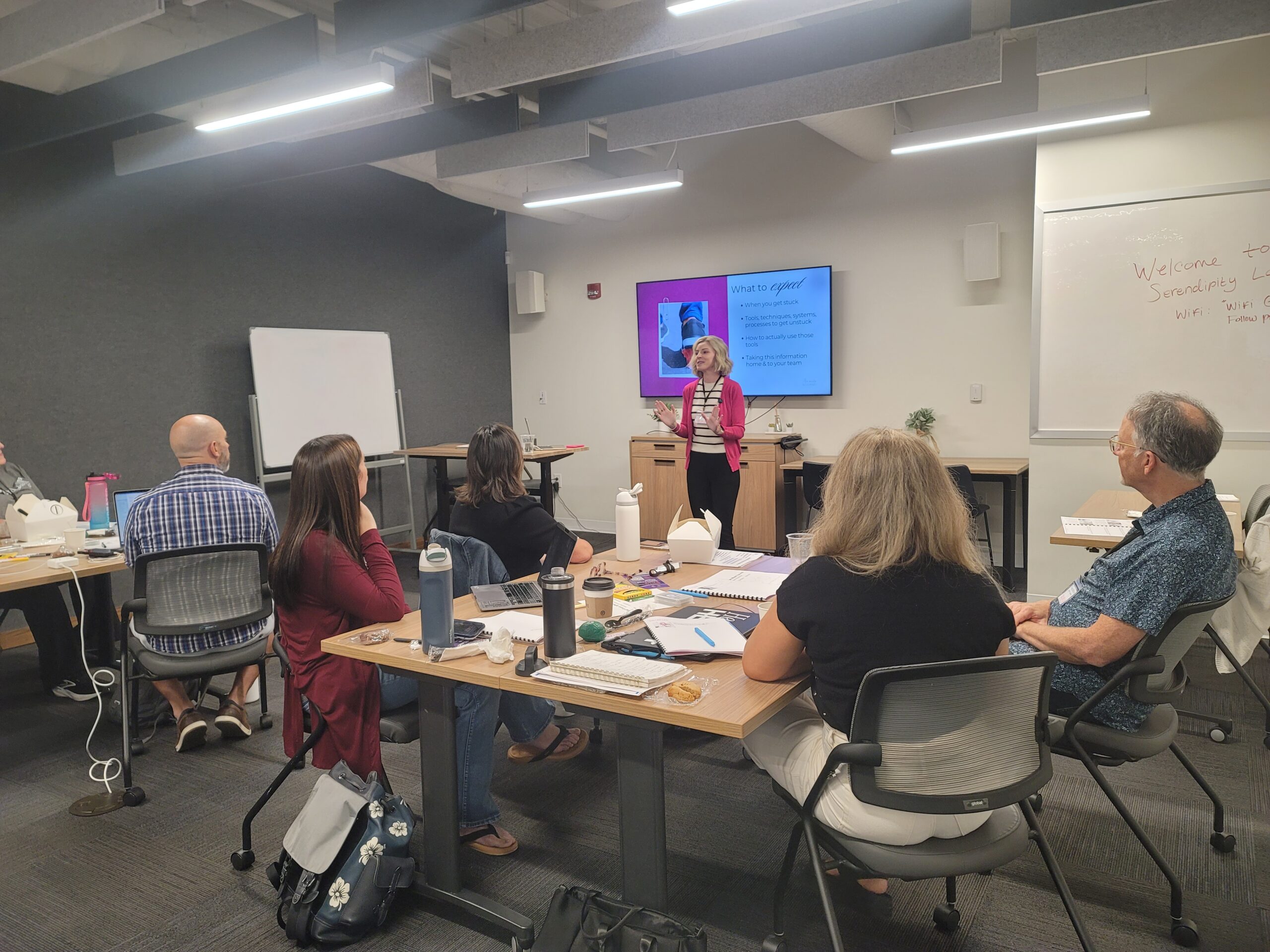 Amanda leading team workshop